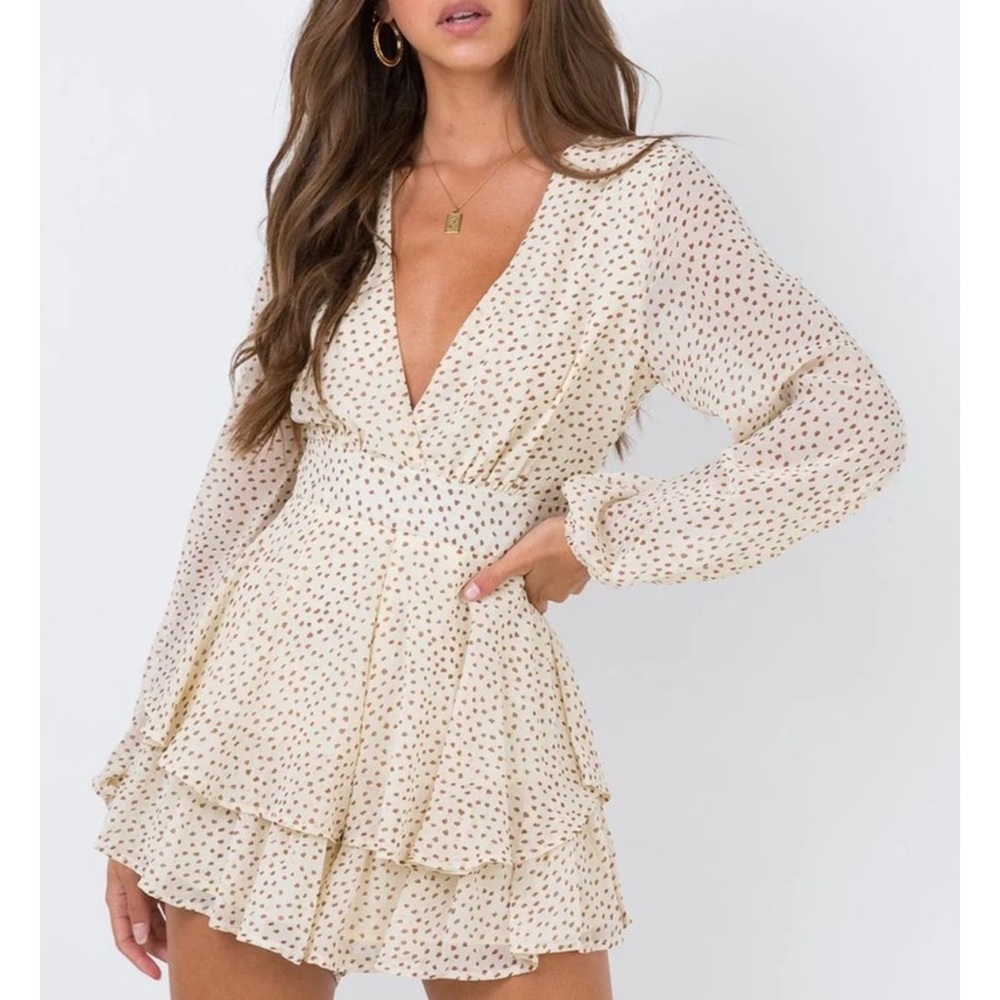 Selfie Leslie tie romper